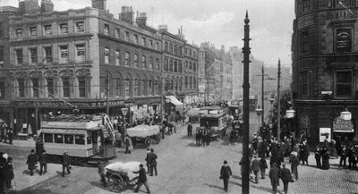 Market Street, Manchester, ca. 1910 von English Photographer